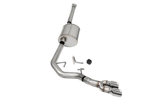 Corsa Performance - Corsa Performance 3.0in. Front of Tire Exit Catback Exhaust System with Twin 3.5in. Pro Series® Tips 21159