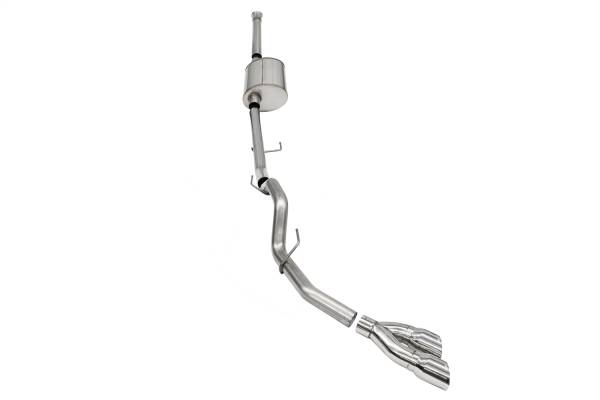 Corsa Performance - Corsa Performance 3.0in. Single Side Exit Catback Exhaust System with Twin 4.0in. Pro Series® Tips 21160