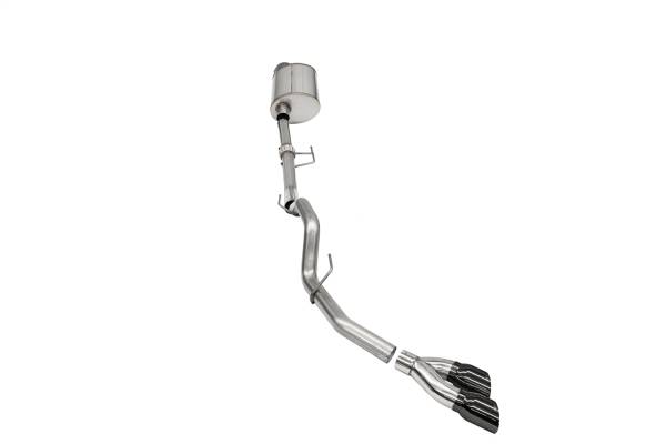 Corsa Performance - Corsa Performance 3.0in. Single Side Exit Catback Exhaust System with Twin 4.0in. Pro Series® Tips 21163BLK