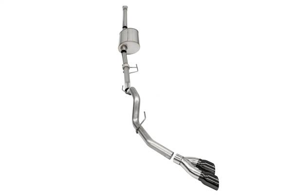 Corsa Performance - Corsa Performance 3.0in. Single Side Exit Catback Exhaust System with Twin 4.0in. Pro Series® Tips 21169BLK