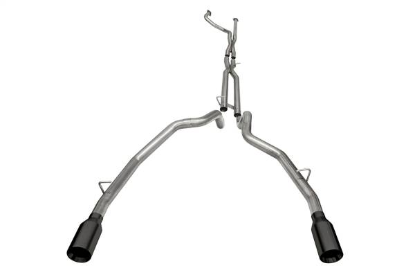 Corsa Performance - Corsa Performance 3.0in. Dual Rear Exit Catback Exhaust System with Flat Cut 5.0in. Dual Wall Tips 21190BPC