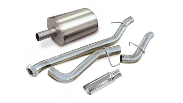 Corsa Performance - Corsa Performance 3.0in. Cat-Back Single Side Exit with Single 4.0in. Polished Slash Cut Tip 24260