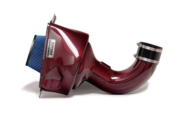 Corsa Performance - Corsa Performance Limited Edition Corsa Performance C7 Red Carbon Fiber Air Intake with MaxFlow 5 Oiled Filter 44001-R