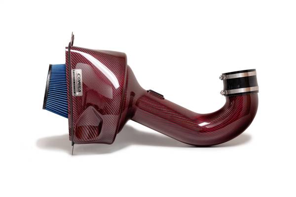 Corsa Performance - Corsa Performance Limited Edition Corsa Performance C7 Z06 Red Carbon Fiber Air Intake with MaxFlow 5 Oiled Filter 44002-R