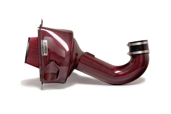 Corsa Performance - Corsa Performance Limited Edition Corsa Performance C7 Z06 Corvette Red Carbon Fiber Air Intake with DryTech 3D No Oil Filtration 44002D-R