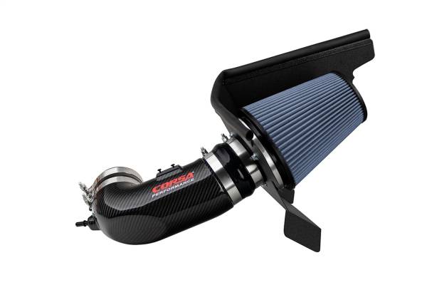 Corsa Performance - CORSA Performance Camaro ZL1 Carbon Fiber Air Intake with MaxFlow 5 Oil Filtration 44005