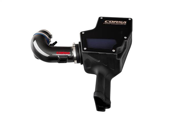 Corsa Performance - CORSA Performance Mustang GT Closed Box Air Intake with Carbon Fiber Air Duct/MaxFlow 5 Oil Filtration 44007