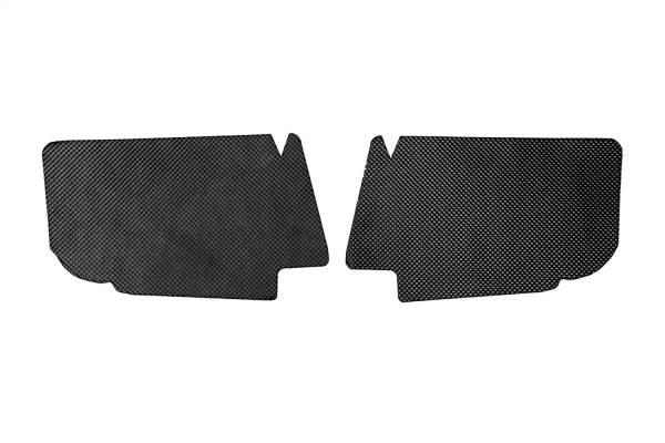 Corsa Performance - Corsa Performance Pair of black aluminum exhaust cavity rear wheel self-adhesive heat wrap AC010