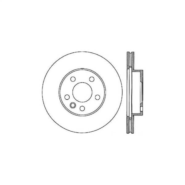 StopTech - StopTech Cryostop Premium High Carbon Rotor; Front