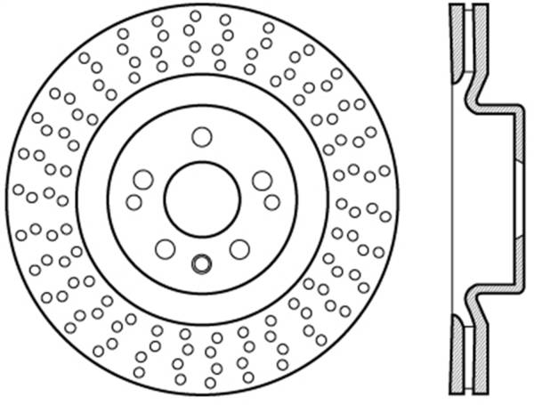 StopTech - StopTech Cryostop Premium High Carbon Rotor; Front