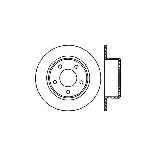 StopTech - StopTech Cryostop Premium High Carbon Rotor Rear 125.63060CRY