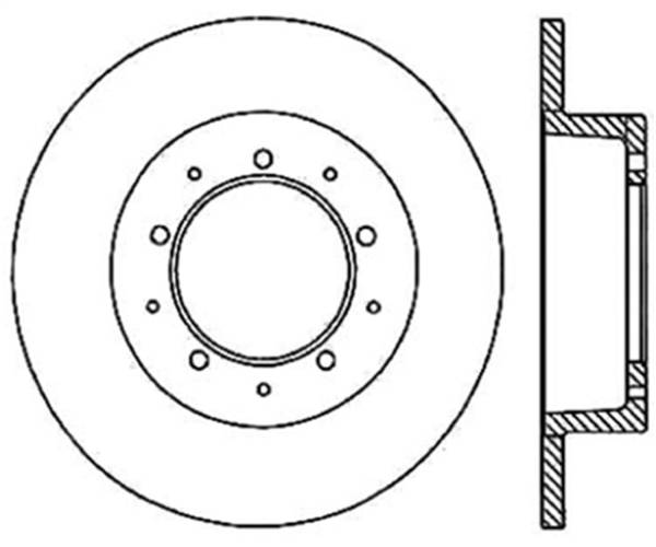 StopTech - StopTech Sport Slotted Cryo Brake Rotor; Rear Left