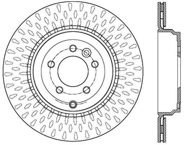 StopTech - StopTech Sport Slotted Brake Rotor; Rear Left