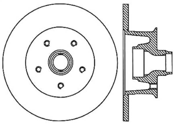 StopTech - StopTech Sport Slotted Cryo Brake Rotor; Front Left