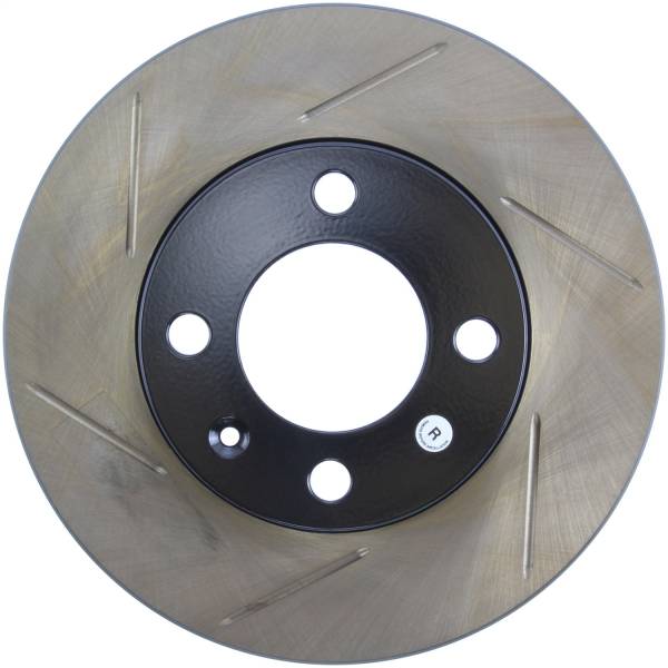 StopTech - StopTech Sport Slotted Brake Rotor; Front Left