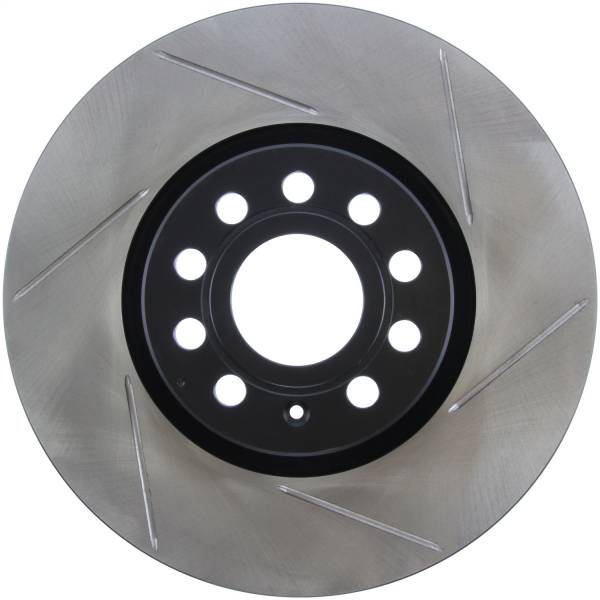 StopTech - StopTech Sport Slotted Brake Rotor; Front Left