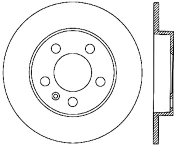 StopTech - StopTech Sport Slotted Cryo Brake Rotor; Rear Left