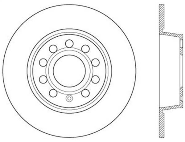 StopTech - StopTech Sport Slotted Cryo Brake Rotor; Rear Left