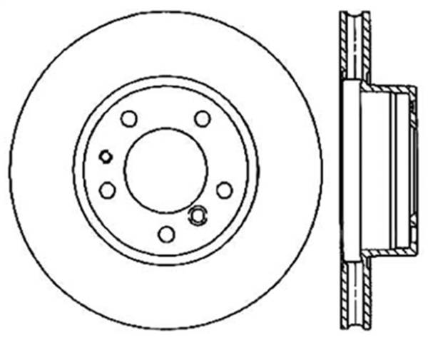 StopTech - StopTech Sport Slotted Cryo Brake Rotor; Front Left