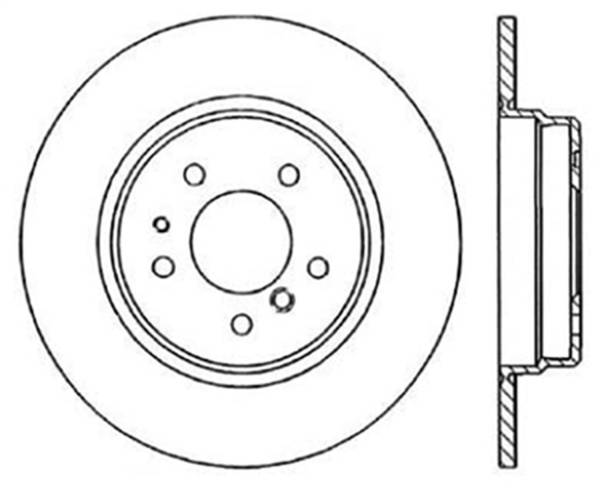 StopTech - StopTech Sport Slotted Cryo Brake Rotor; Rear Left