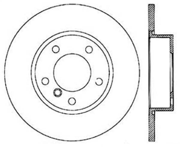 StopTech - StopTech Sport Slotted Cryo Brake Rotor; Front Left