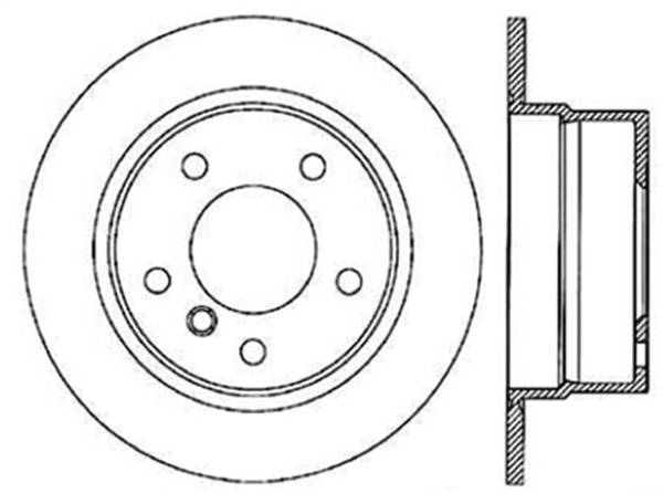 StopTech - StopTech Sport Slotted Cryo Brake Rotor; Rear Left