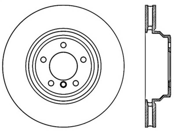 StopTech - StopTech Sport Slotted Cryo Brake Rotor; Front Right