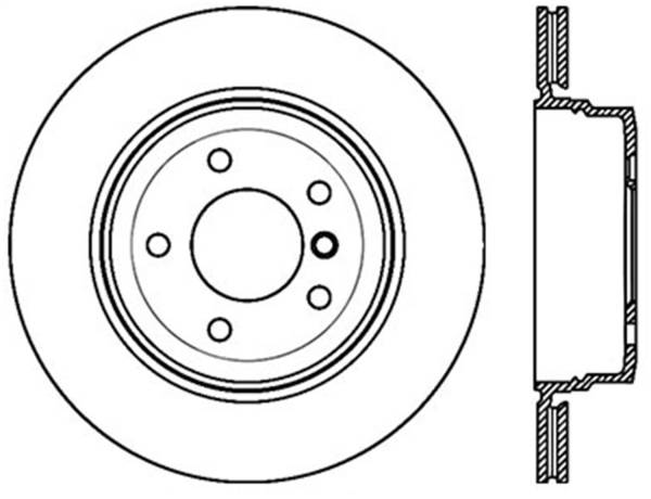 StopTech - StopTech Sport Slotted Cryo Brake Rotor; Rear Left