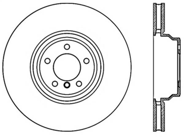 StopTech - StopTech Sport Slotted Cryo Brake Rotor; Front Left