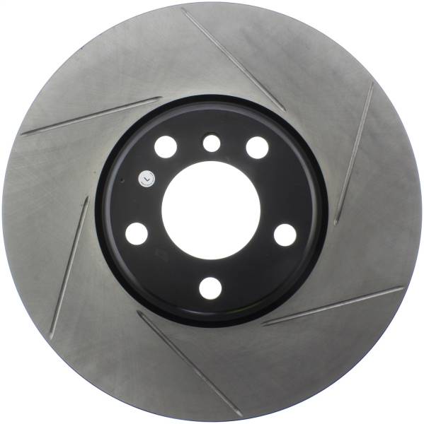 StopTech - StopTech Sport Slotted Brake Rotor; Front Left