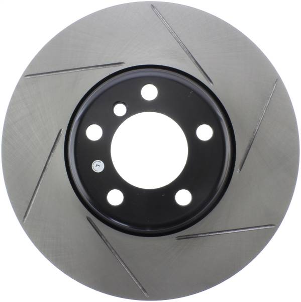 StopTech - StopTech Sport Slotted Brake Rotor; Front Left