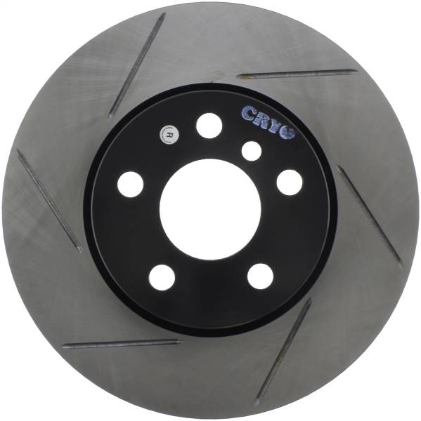 StopTech - StopTech Sport Slotted Brake Rotor; Front Right