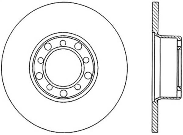 StopTech - StopTech Sport Slotted Cryo Brake Rotor; Front Left