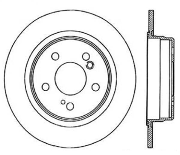 StopTech - StopTech Sport Slotted Cryo Brake Rotor; Rear Right