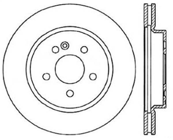 StopTech - StopTech Sport Slotted Cryo Brake Rotor; Front Left