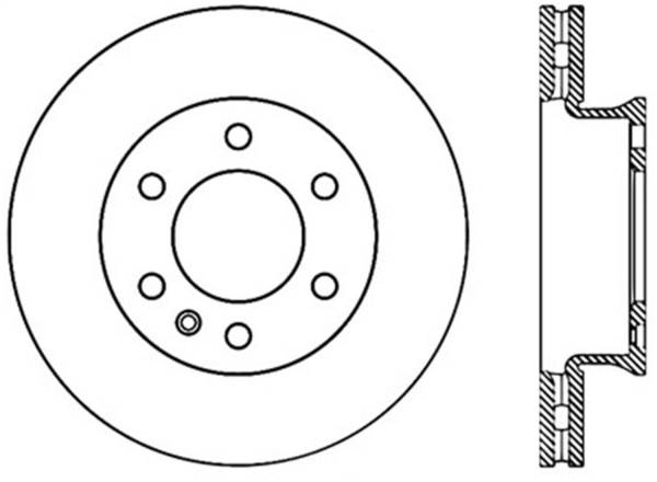 StopTech - StopTech Sport Slotted Cryo Brake Rotor; Front Left