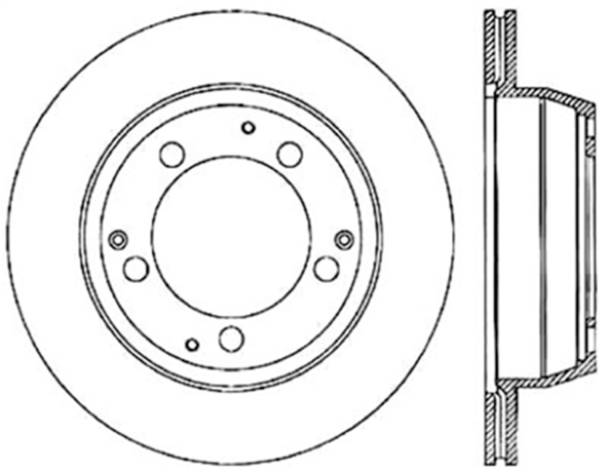 StopTech - StopTech Sport Slotted Cryo Brake Rotor; Rear Left