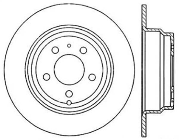 Stoptech - StopTech Sport Slotted Cryo Brake Rotor Rear Right 126.39020CSR