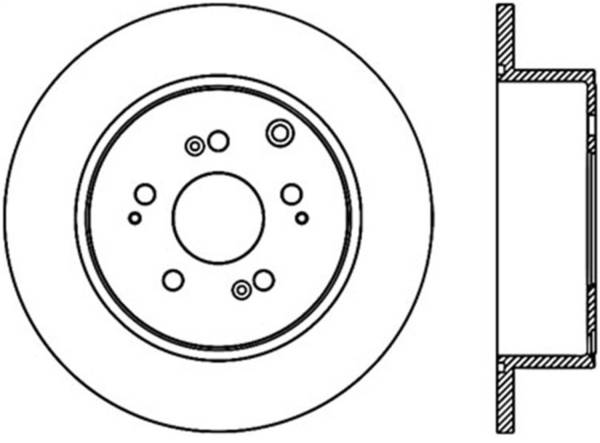 Stoptech - StopTech Sport Slotted Cryo Brake Rotor Rear Left 126.40070CSL