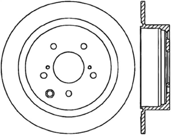 Stoptech - StopTech Sport Slotted Cryo Brake Rotor Rear Right 126.42049CSR