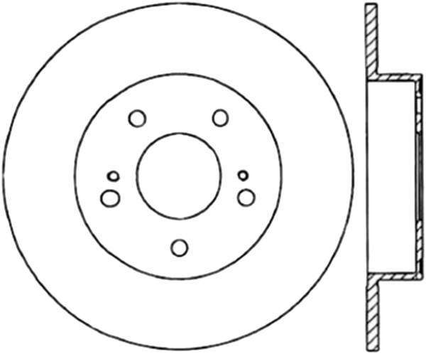 Stoptech - StopTech Sport Slotted Cryo Brake Rotor Rear Right 126.42059CSR