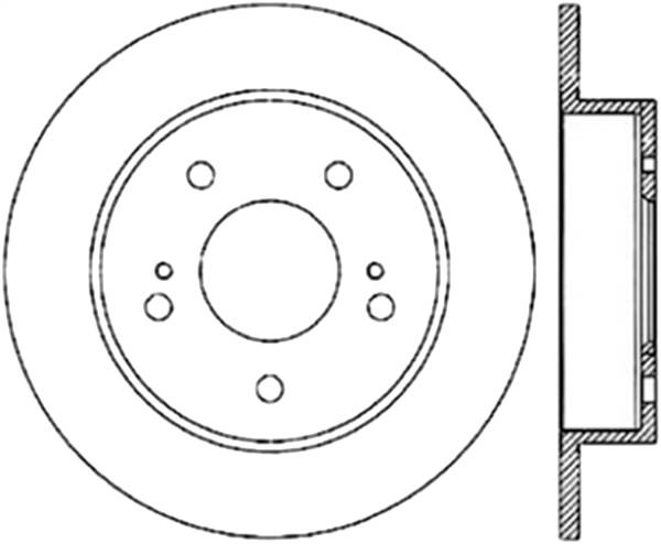 Stoptech - StopTech Sport Slotted Cryo Brake Rotor Rear Right 126.42062CSR