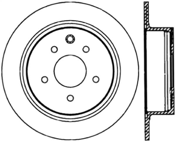 Stoptech - StopTech Sport Slotted Cryo Brake Rotor Rear Right 126.42073CSR