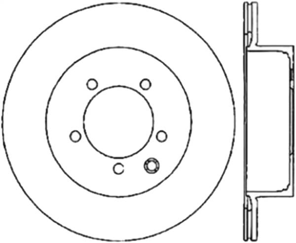 Stoptech - StopTech Sport Slotted Cryo Brake Rotor Rear Right 126.42077CSR