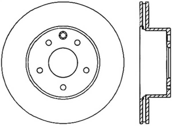 Stoptech - StopTech Power Slot 06-07 350Z / 05-07 G35 / 06-07 G35X SportStop CRYO Slotted Rear Left Rotor - 126.42088CSL