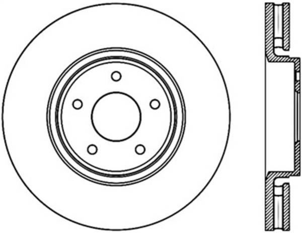 Stoptech - StopTech Sport Slotted Cryo Brake Rotor Front Right 126.42092CSR