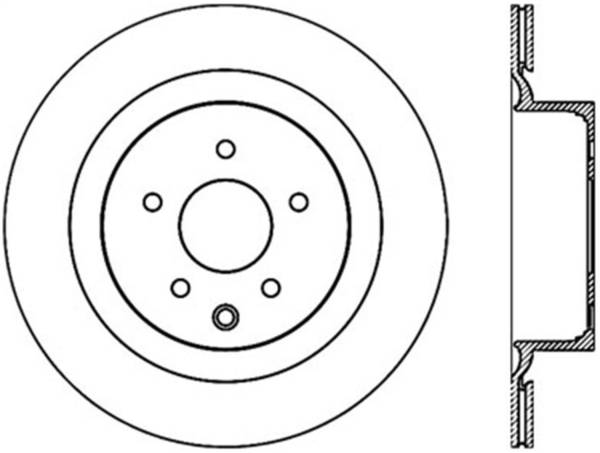 Stoptech - StopTech Sport Slotted Cryo Brake Rotor Rear Right 126.42093CSR