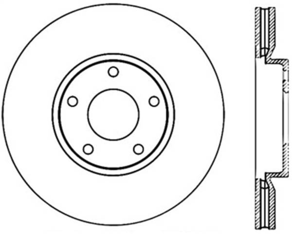 Stoptech - StopTech Sport Slotted Cryo Brake Rotor Front Right 126.42097CSR