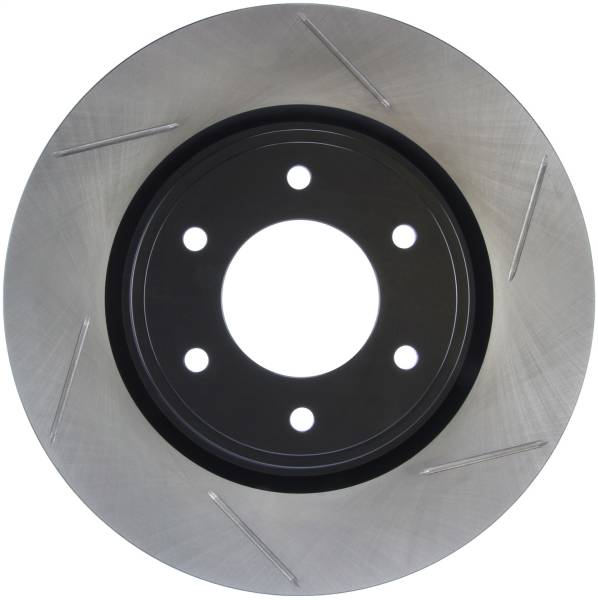 Stoptech - StopTech Power Slot 08-09 Infiniti QX4/QX56 / 07-09 Nissan Armada Left Front Slotted Rotor - 126.42099SL