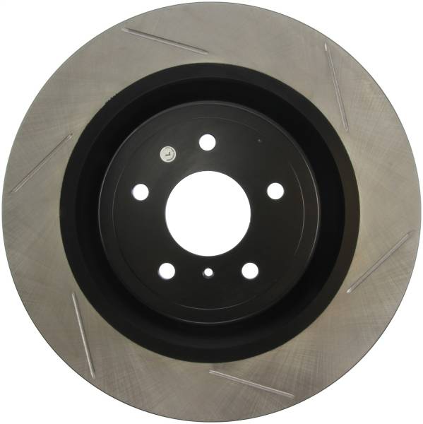 Stoptech - StopTech Power Slot Nissan 370z / Infiniti G37 SportStop Slotted Front Left Rotor - 126.42100SL